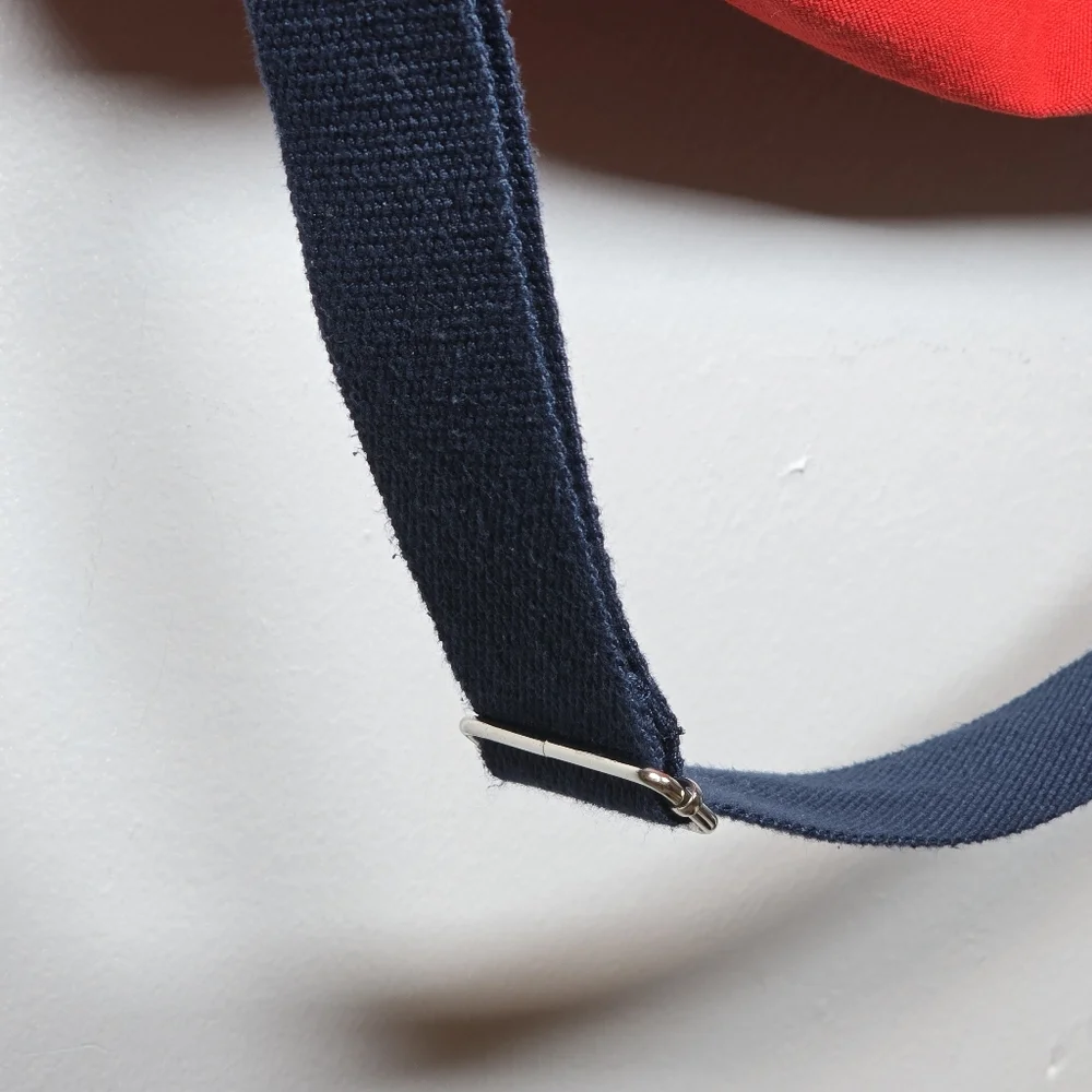 Vintage Tommy Hilfiger Red White Blue Tote Duffel Bag Large Zip Gym Activewear - Picture 3 of 14